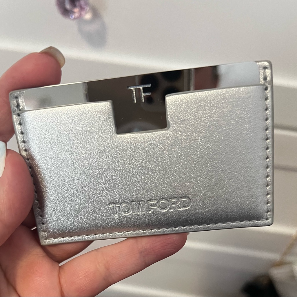 Gwp Tom Ford Metallic Silver Card Holder